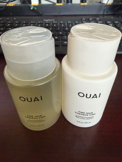 OUAI Fine Hair Shampoo and Conditioner Set 3 fl Travel Size