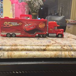 Disney Pixar Cars Mack Truck Carrier CARS INVLUDED