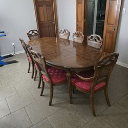 Wood Dining Room Table With Chairs