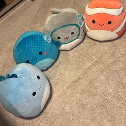 4 Squishmallows 16 Inch