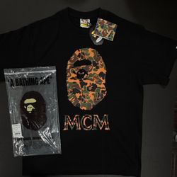 BAPE MCM SHIRT BNIB