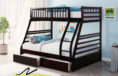 Brand New Bunk bed| Twin & Full Bunk Bed & Mattress available