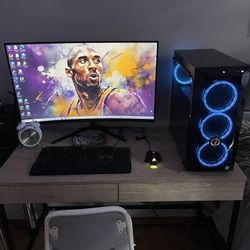 gaming PC setup