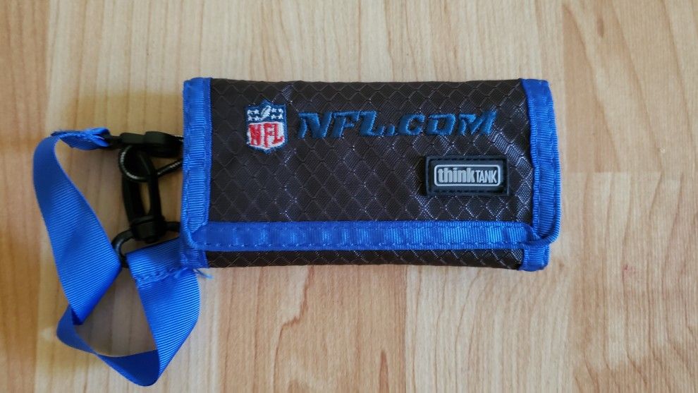 Custom NFL.com Think Tank Pixel Pocket Rocket CF / SD Card Wallet