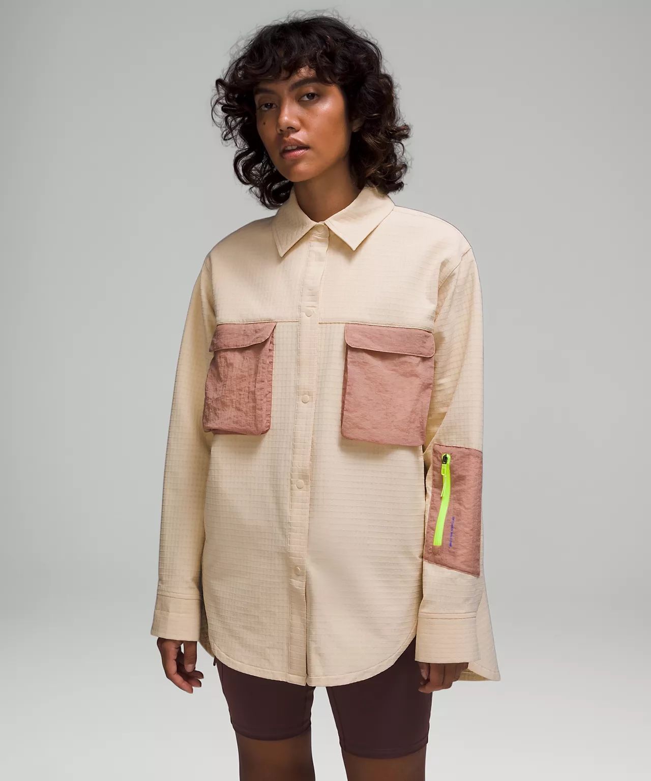 Lululemon Women’s Grid Fleece Hiking Overshirt