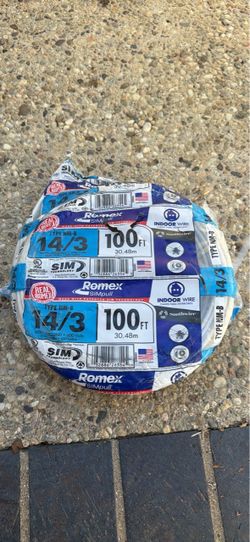 Romex SIMpull 14/3 NM-B Wire 100 ft