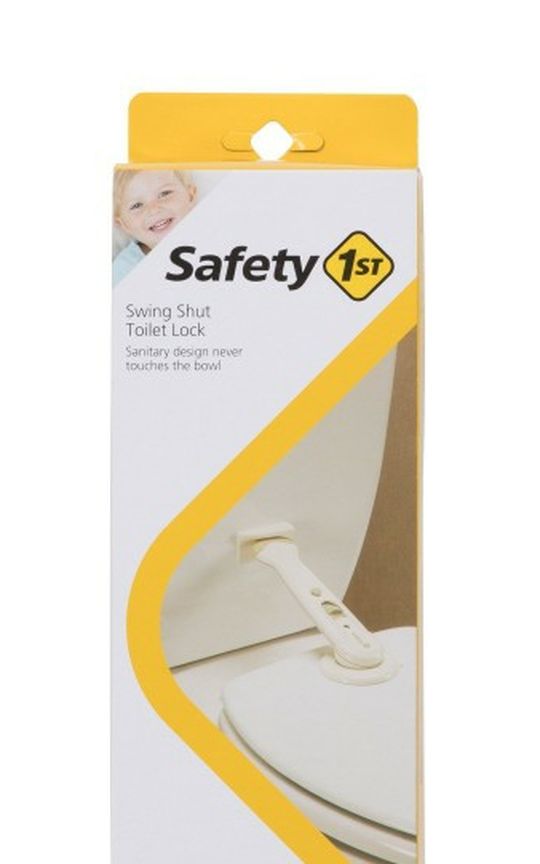 Swing Shut Toilet Lock