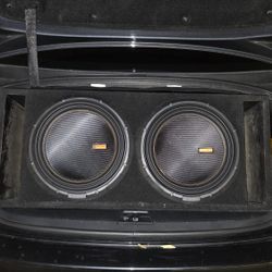 2x 12" MEMPHIS Mojos 1500 Watts Rms 3000 Watts With Box