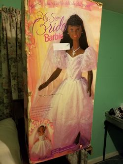 My Size African American Bride Barbie.