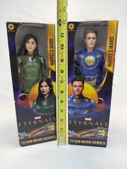 Marvel Eternals Sersi & Ikaris 12" Figures Bundle