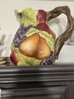 Home Interiors Fruit Pitcher