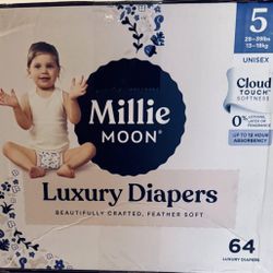 Millie Moon Size 5 Diapers 64 count: $20