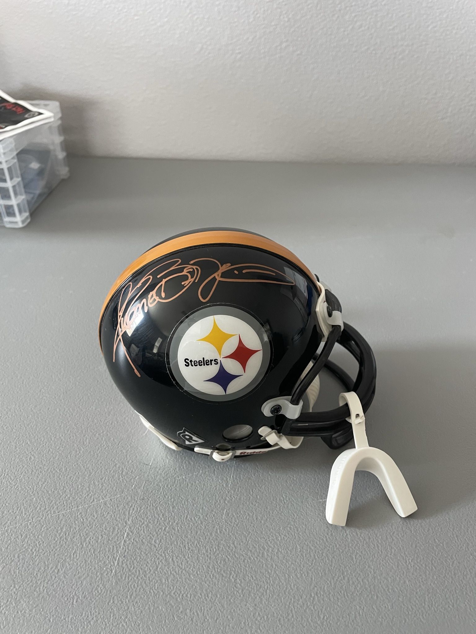 Jerome Bettis Signed Autographed NFL Mini Helmet Pittsburgh