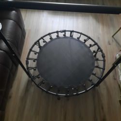 Trampoline With Handle Bar/ Rebounder