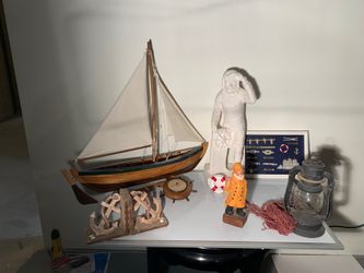 Seafaring home decor ensemble difficult to find Collection