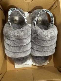 Women UGG Fluff Slides