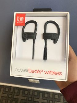 Brandnew Powerbeats 3 Wireless-Black