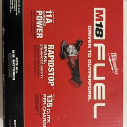 Milwaukee M18 FUEL 4-1/2in./5in. Grinder, Paddle Switch, No-Lock, Tool Only, Model# 2880-20