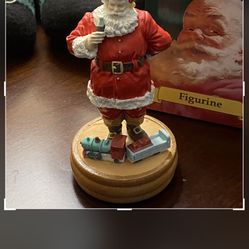 Vintage Santa Coke Figurine