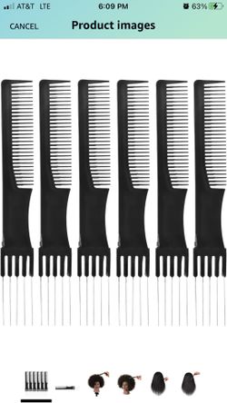 Lift Teasing & Styling Comb - $2.50 Each; $12 For 6 Pcs