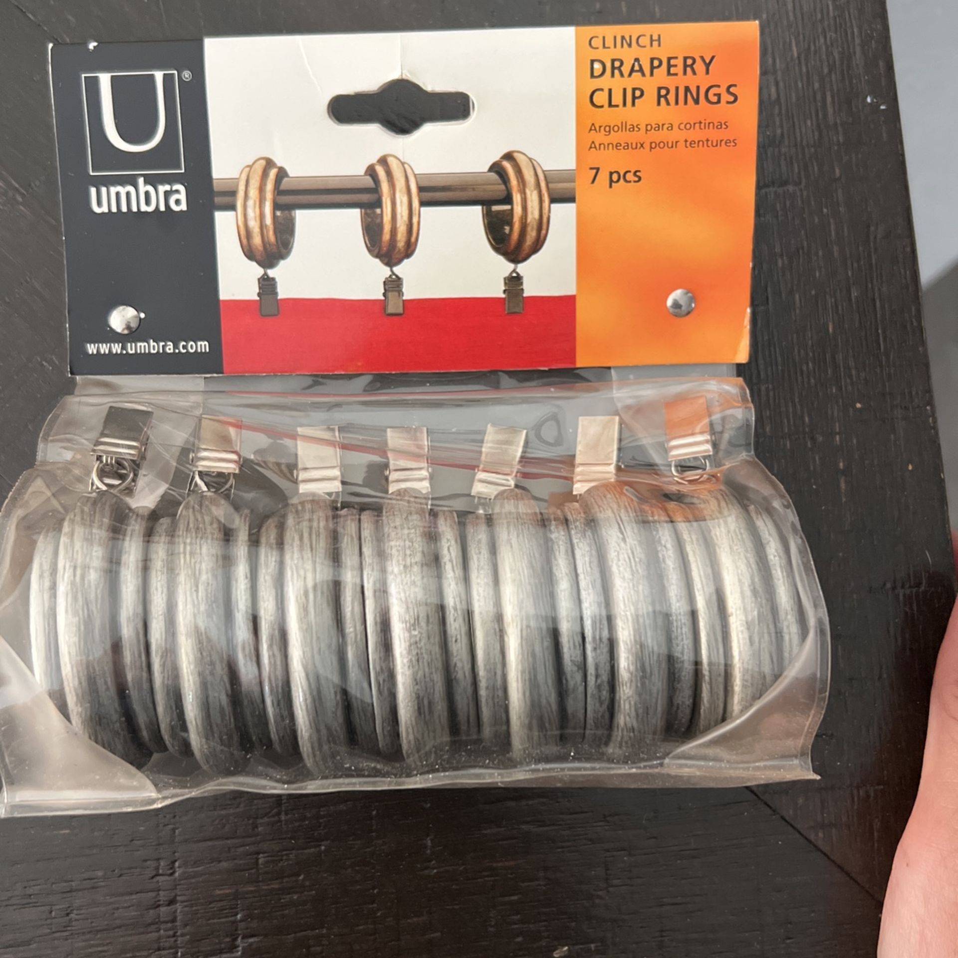 Clinch Drapery Clip Rings