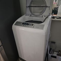 Apartment washer on rolling dolly - Heavy