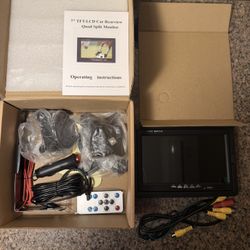 Car backup camera screen complete