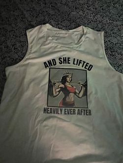 SHEIN, white sleeveless shirt. Size XL women’s