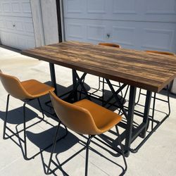 Dining Table With 4 Chairs 