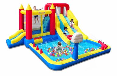 INFLATABLE WATER PARK & BOUNCE HOUSE More Bounce,More Fun HJA-L03 Bounwell Bounwell
