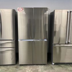 Samsung flex four-door refrigerator stainless steel FEWI