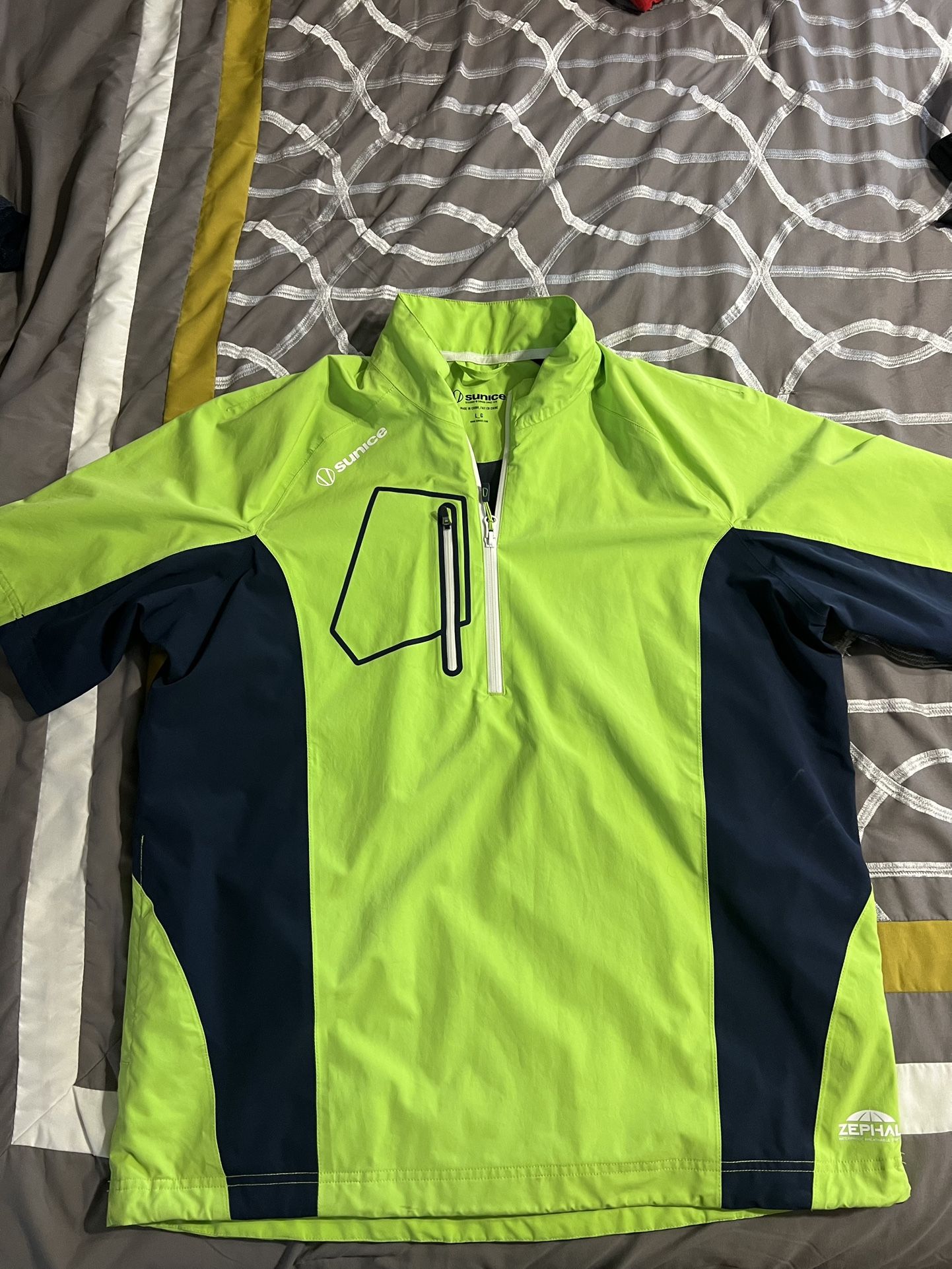 Sunice Short Sleeve Waterproof Windbreaker Large
