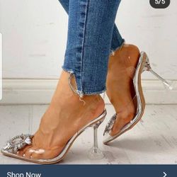 Diamond high heels