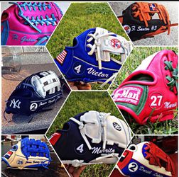 Baseball/Softball custom gloves bigbanggloves.com