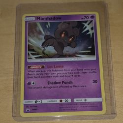 Marshadow SM85 Sun & Moon Holo Black Star Promo Pokémon TCG