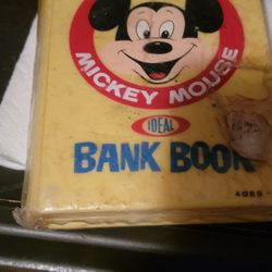 Vintage Disney Bank Book