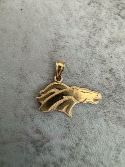 Denver Broncos 14K Pendant