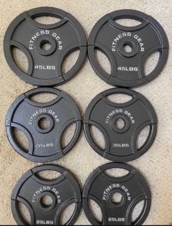 New! Olympic Weight Plates 210 lbs