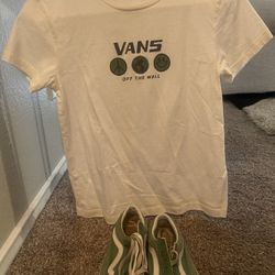 Vans Shoes With Matching Shirt 