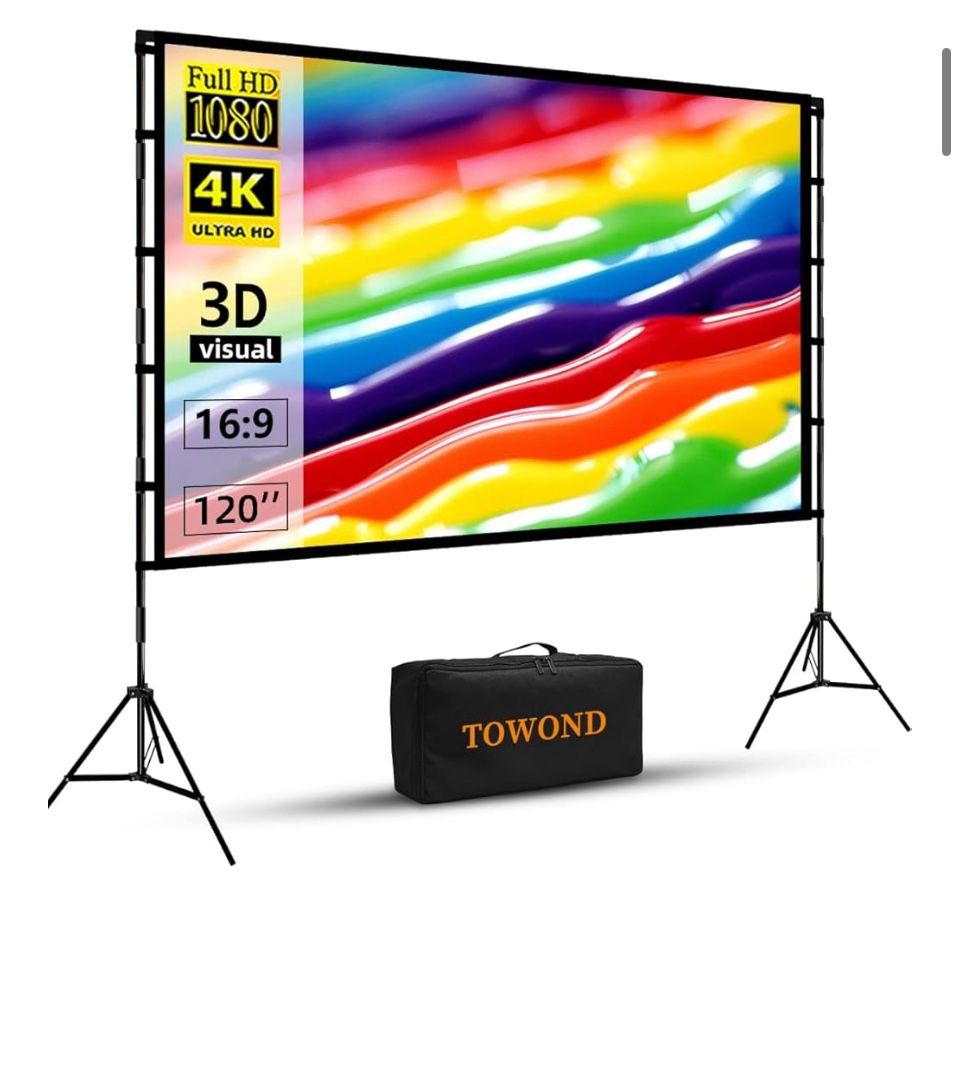 Home projector screen