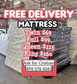 New Mattresses Twin mattress Full mattress Queen mattress King mattress Colchones nuevos Beds