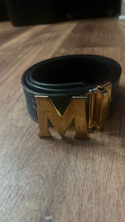 Authentic mcm belt blue