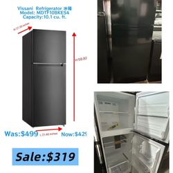 🔥 HUGE DISCOUNT! Brand New Vissani Top-Freezer Refrigerator 🔥