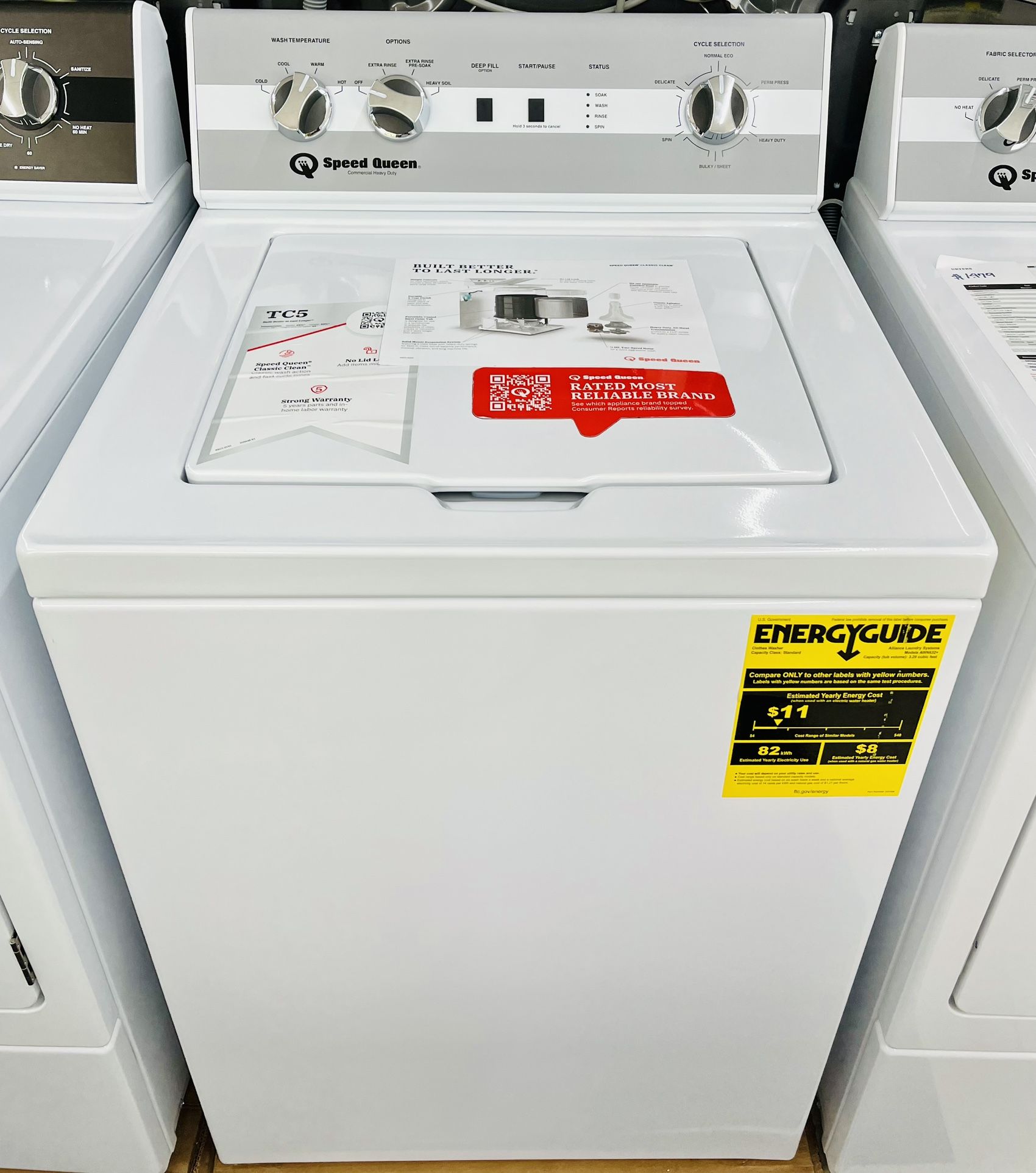 🔥🔥 TC5 Speed Queen Washer