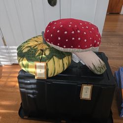 Decorative Mushroom and Gourd Cushions
