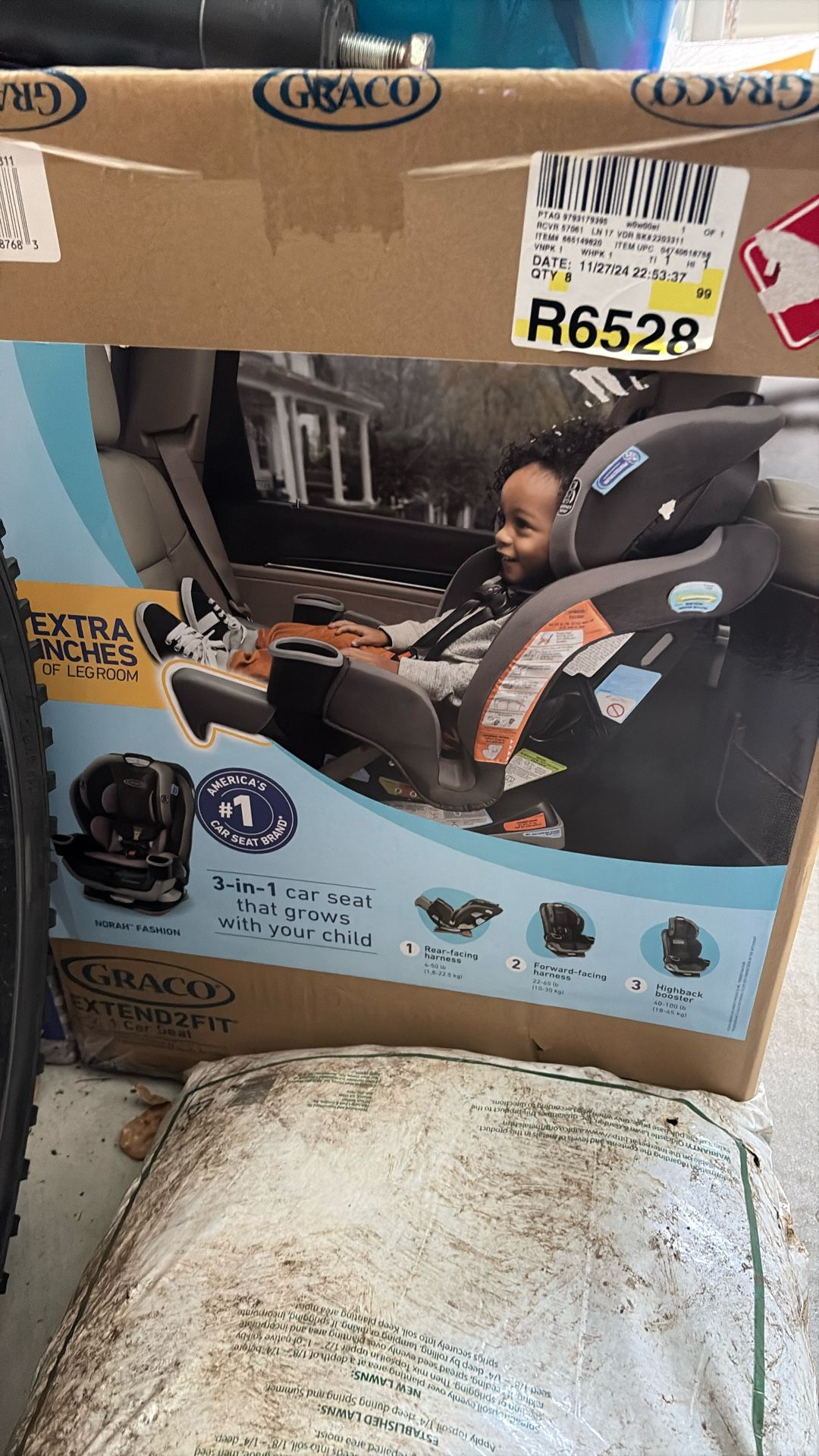 Graco Extend2fit 3-in-1 Car seat