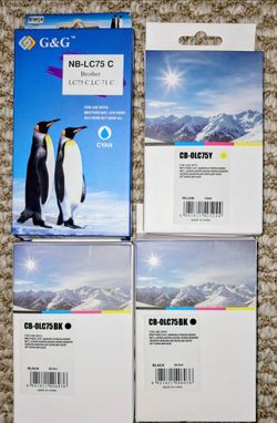 Printer Ink for Brother LC75 C  LC-71C