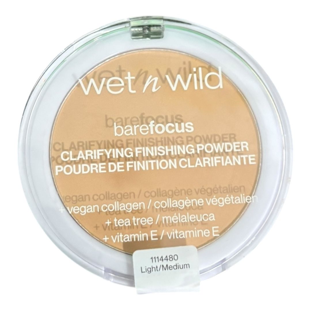 🌿 Wet n Wild BareFocus Clarifying Finishing Powder – Light/Medium (New & Sealed)
