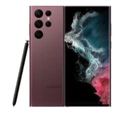 Samsung - Galaxy S22 Ultra 256GB (Unlocked) - Burgundy. In great condition beside one scratch in corner. See pictures. Bestbuy certified items fully f