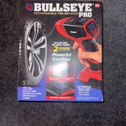 Bullseye rechargeable Tire Inflator Pro